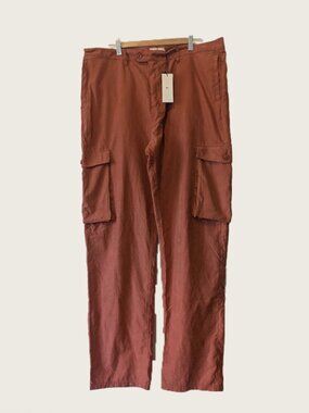 HONOR THE GIFT - Orange fluid pants - Sz 40
